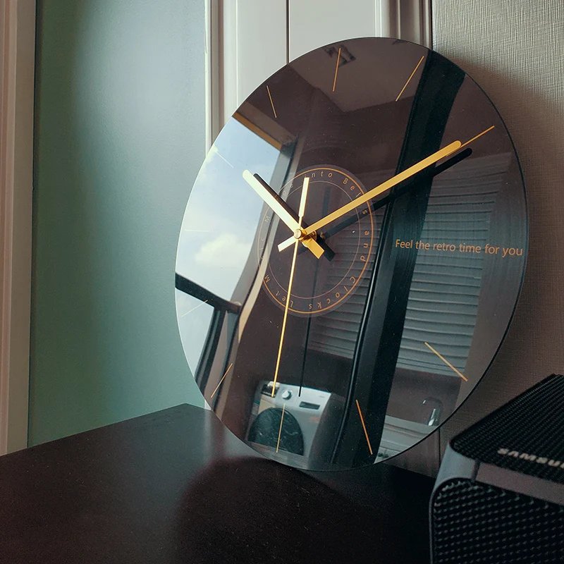 Luxury Silent Wall Clock Livin - Luxury Lifestyle Gifts 评论和价格