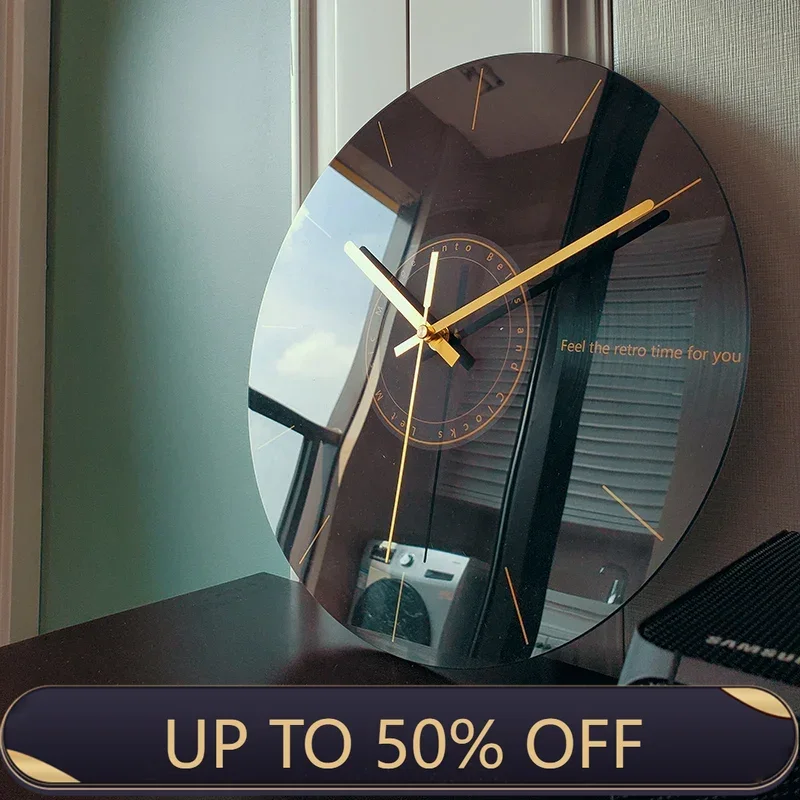 Luxury Silent Wall Clock Livin - Luxury Lifestyle Gifts 评论和价格