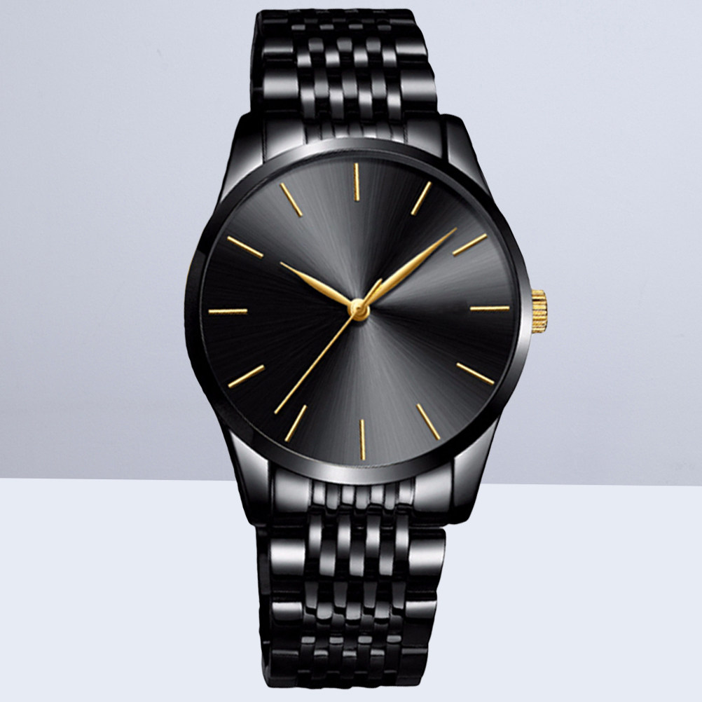 Men Stainless Steel Quartz Wat - Luxury Lifestyle Gifts 评论和价格