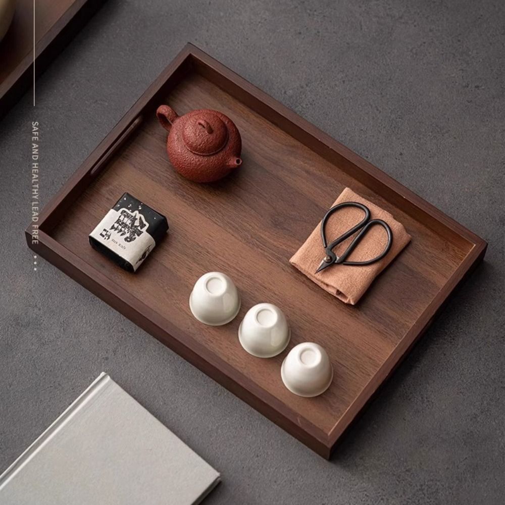 Decorate Tray Rectangular Bamb - Wooden Serving Tray 评论和价格