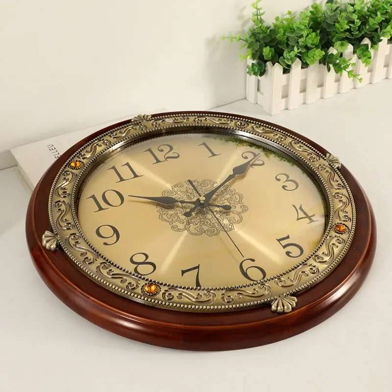 Luxury Wood Wall Clock Metal R - Luxury Lifestyle Gifts 评论和价格