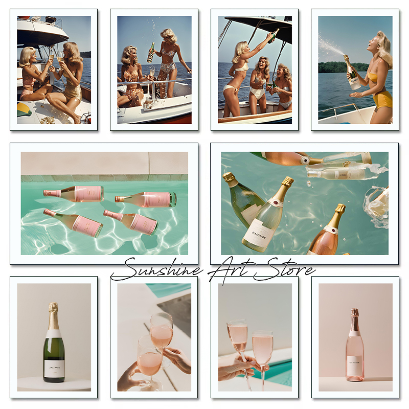 Champagne Women Party Summer A - Luxury Lifestyle Pictures 评论和价格