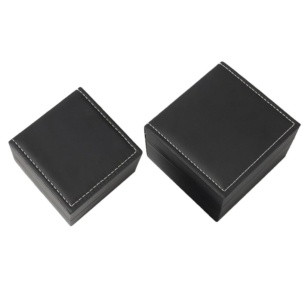 PU Leather Men Watch Box Organ - Velvet Jewelry Box 评论和价格